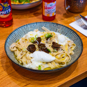 Tagliatelles à la crème tartuffata